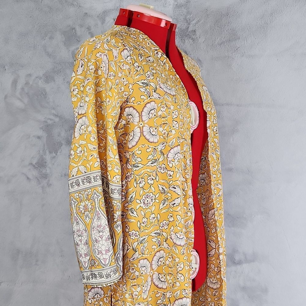 Lovefire yellow floral coverup - Picture 3 of 13